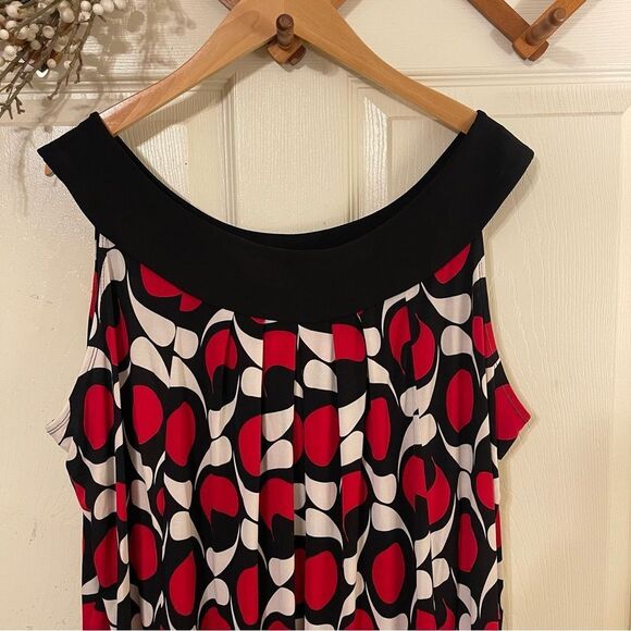 Glamour Red and Black Midi Sundress - Picture 6 of 7